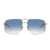 Eyewear By David Beckham Sunglasses In Gold