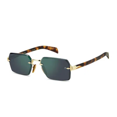 Eyewear By David Beckham Sunglasses In Gold