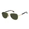 Eyewear By David Beckham Sunglasses In Gold