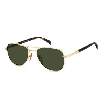 Eyewear By David Beckham Sunglasses In Gold
