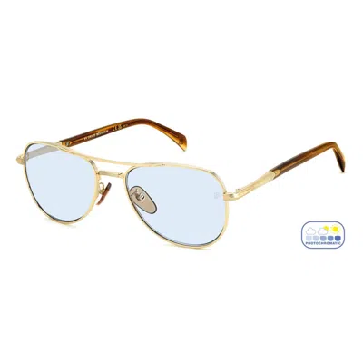 Eyewear By David Beckham Sunglasses In Gold