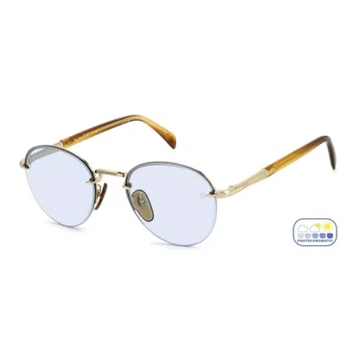 Eyewear By David Beckham Sunglasses In Gold