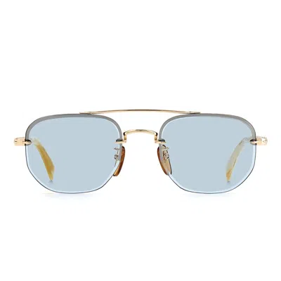 Eyewear By David Beckham Sunglasses In Gold