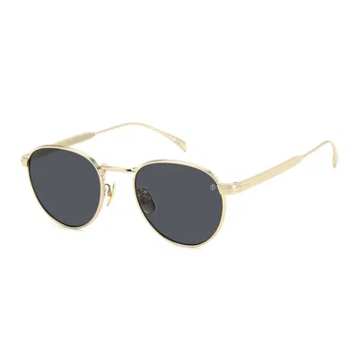 Eyewear By David Beckham Sunglasses In Gold