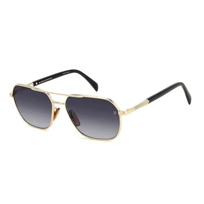 Eyewear By David Beckham Sunglasses In Gold