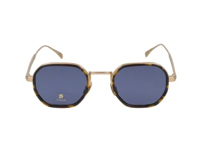 Eyewear By David Beckham Sunglasses In Gold Havana