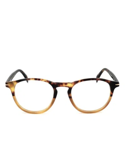 Eyewear By David Beckham Tortoiseshell-effect Glasses In Brown