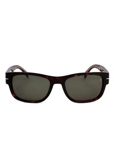 Eyewear By David Beckham Tortoiseshell-effect Sunglasses In Brown