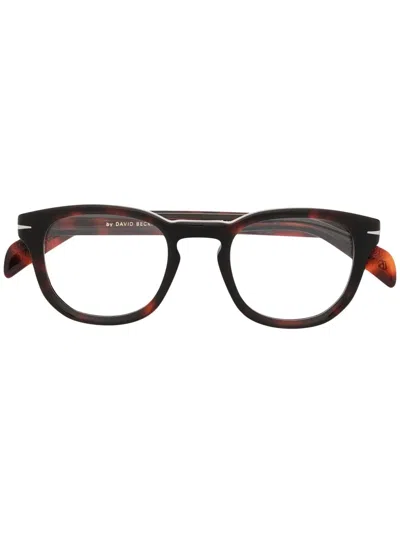 Eyewear By David Beckham Tortoiseshell-frame Glasses In Brown