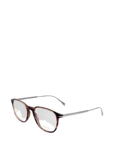 Eyewear By David Beckham Tortoiseshell-effect Square-frame Glasses In Brown