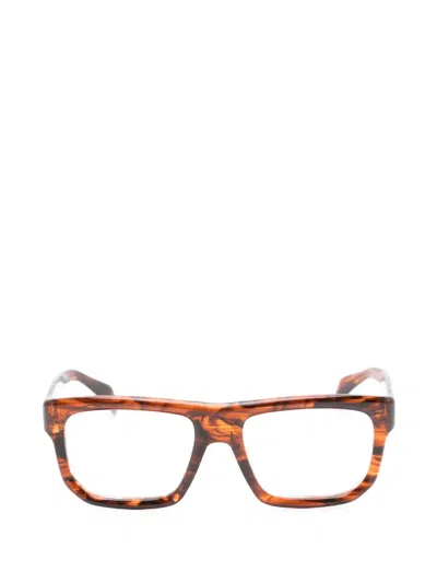 Eyewear By David Beckham Tortoiseshell-effect Square-frame Glasses In Brown