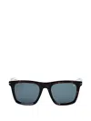 Eyewear By David Beckham 톨토이즈셸 이펙트 스퀘어 프레임 선글라스 In Multi
