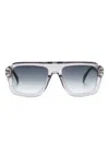 Eyewear By David Beckham Transparent-frame Sunglasses In Grau