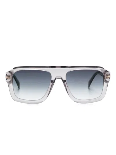 Eyewear By David Beckham Transparent-frame Sunglasses In Grau