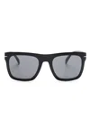 Eyewear By David Beckham Wayfarer-frame Sunglasses In 黑色