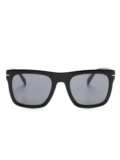 Eyewear By David Beckham Wayfarer-frame Sunglasses In 黑色