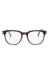 Eyewear By David Beckham Wayfarer-frame Sunglasses In 褐色