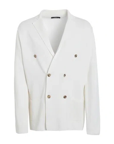 Eynesse Man Blazer White Size 42 Cotton