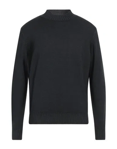 Eynesse Man Sweater Dark Green Size 44 Virgin Wool In Black