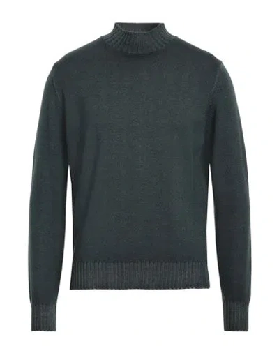 Eynesse Man Sweater Deep Jade Size 44 Virgin Wool In Black