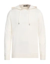 Eynesse Man Sweater Ivory Size 40 Merino Wool, Silk, Cashmere
