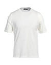 Eynesse Man T-shirt Ivory Size 38 Cotton In White