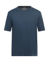 Eynesse Man T-shirt Navy Size 46 Cotton