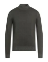 Eynesse Man Turtleneck Military Green Size 42 Virgin Wool