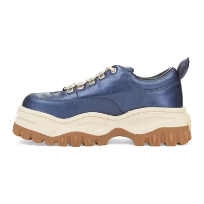 Eytys Angel Coated Blue Sneakers