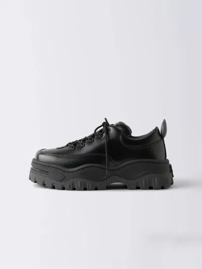 Pre-owned Eytys | Angel Leather Sneakers (black)