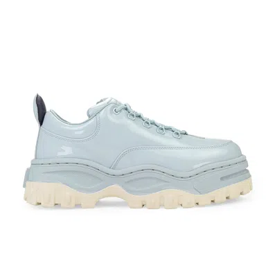 Eytys Angel Patent Light Blue Sneakers In White