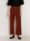 Eytys Avalon Cropped Jeans In Red