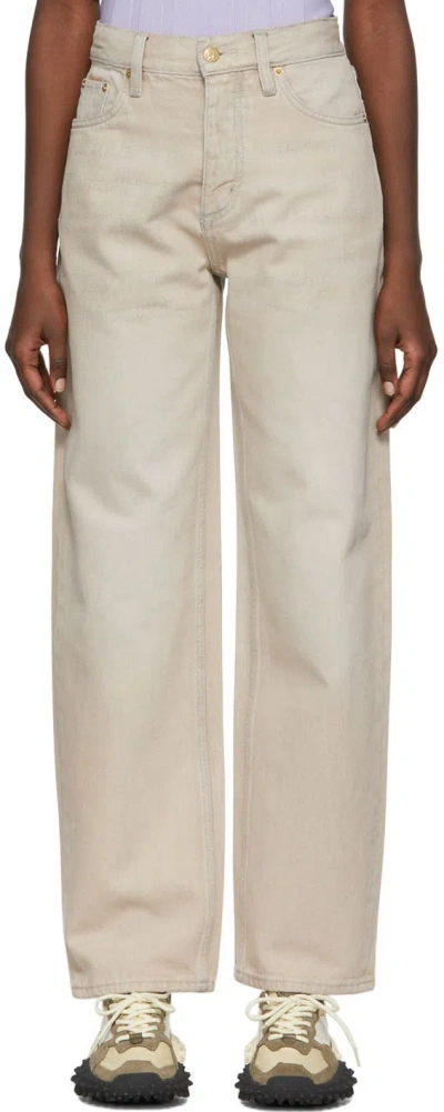 EYTYS BEIGE FADED JEANS