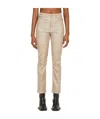 Eytys Solstice Vegan Leather Pants In Nude
