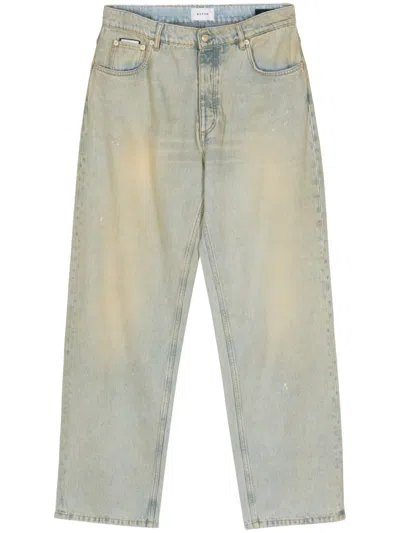 Eytys Slim Straight Fit Solstice Light Stone Jeans 17 Cm In Blue