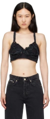 Eytys Black Arie Denim Camisole In Sulphur
