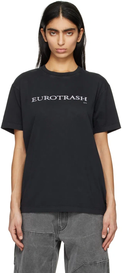 Eytys Black Leon T-shirt In Eurotrash Black