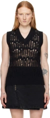 Eytys Black Yves Vest In Black