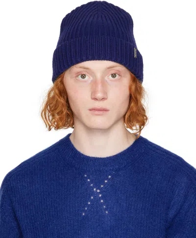 Eytys Blue Ace Beanie In Sapphire