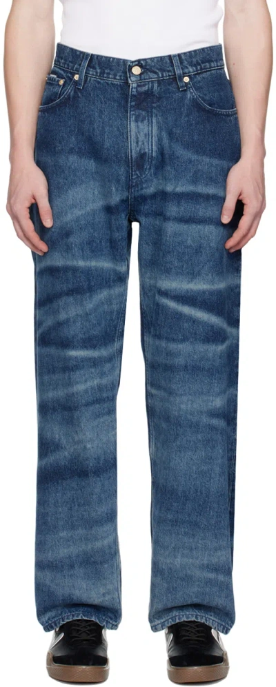 Eytys Blue Benz Jeans In Tide
