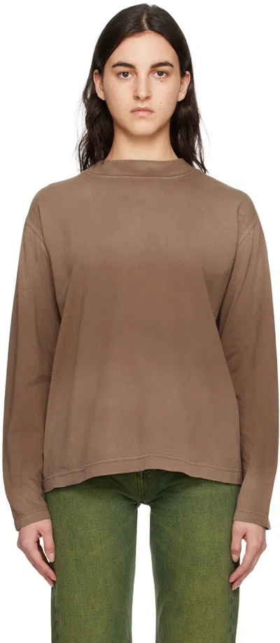 Eytys Compton Long Sleeve T-shirt In Nougat