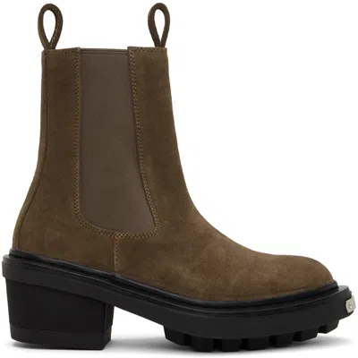 Eytys Brown Nikita Ii Chelsea Boots In Suede Oud