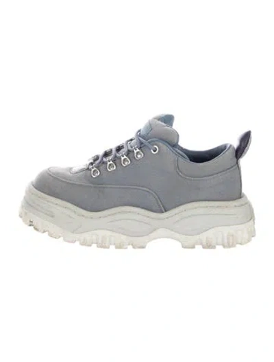 Pre-owned Eytys Canvas Chunky Sneakers In Gray