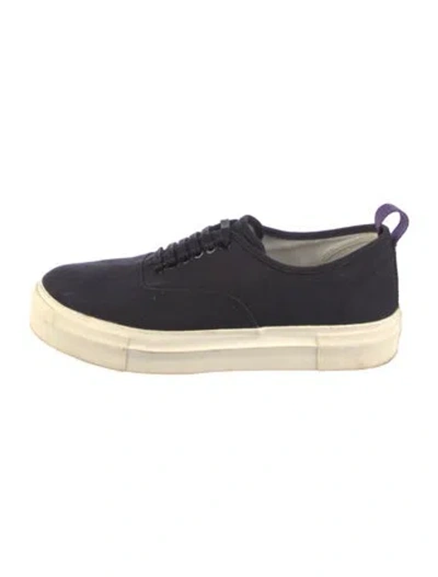 Pre-owned Eytys Canvas Sneakers In Black