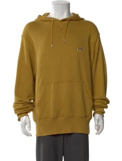 Pre-owned Eytys Crew Neck Long Sleeve Hoodie In Yellow