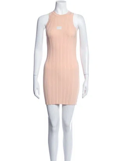 Pre-owned Eytys Crew Neck Mini Dress In Orange