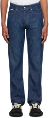 Eytys Denim Trousers With Belt Loops In Blue