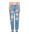 Eytys Denim Trousers With Belt Loops