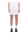 Eytys Elastic Waist Shorts In White