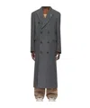 Eytys Genesis Double-breasted Coat In Gray